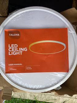 TALOYA Flush Mount Light Fixture, 6 Pack of 20W 12 Inch 5CCT Selectable Edge-Lit Led Ceiling Lamp for Bedroom Hallway Basement Closet Utility Office,3