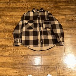 Palm Angels Plaid Shirt Jacket