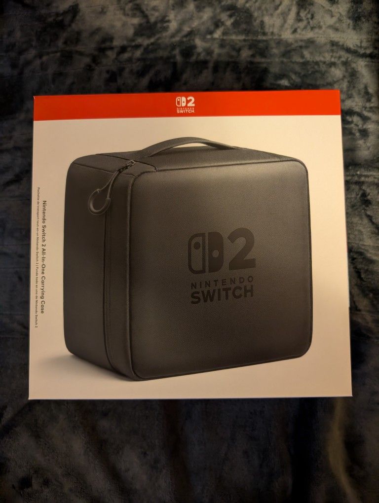 Nintendo switch 2 all in one carrying case in hand