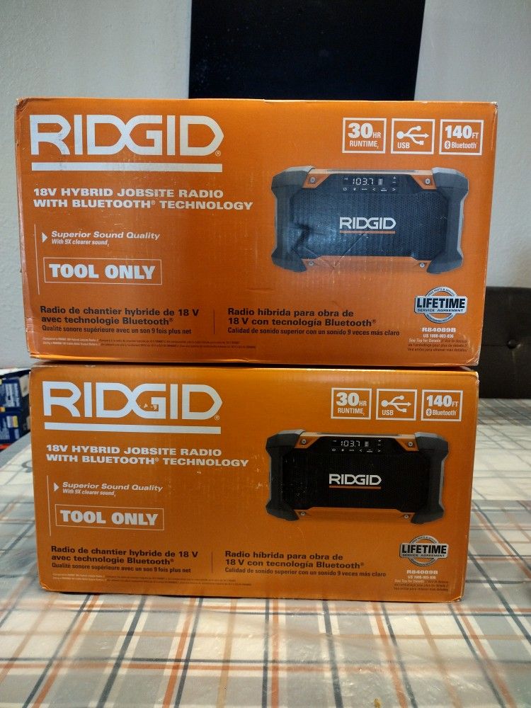 Ridgid Radio/Bluetooth (Tool Only)