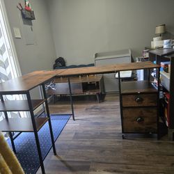 Desk and coffee table