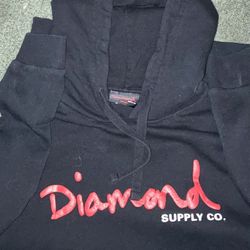 Diamond Supply Co OG Script Hoodie Red