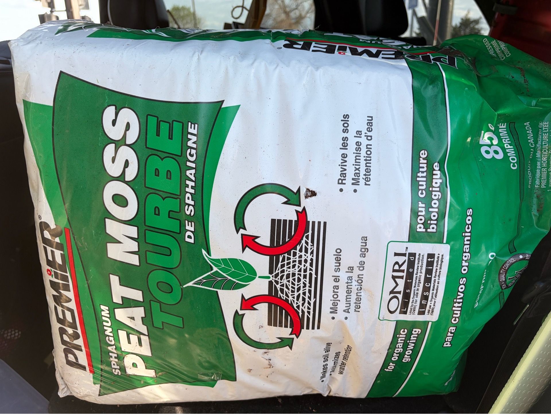 Large bag of Pete Moss organic