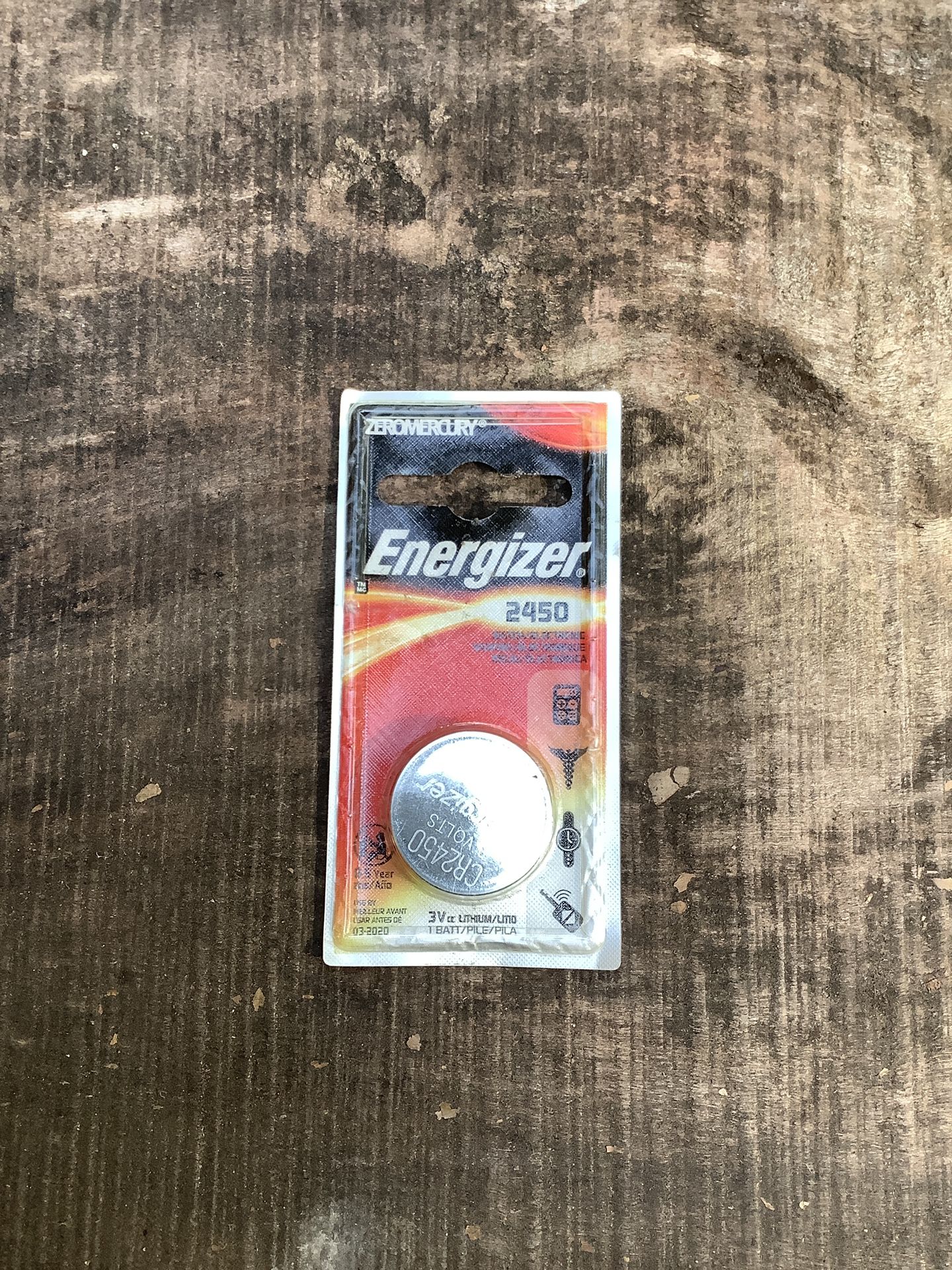Energizer 2450 Lithium Coin Battery 3v