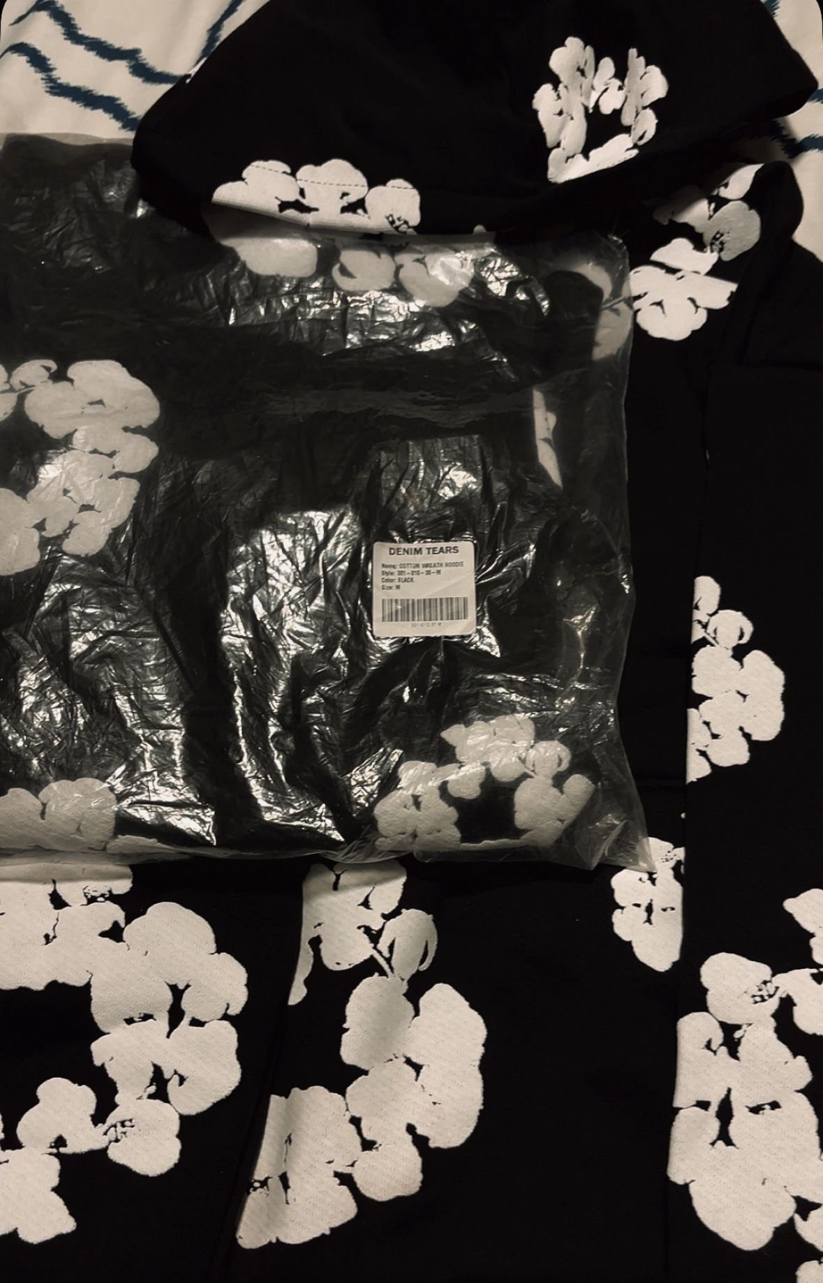 2 available size M black and white denim tears 200$ each