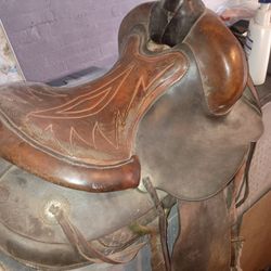 Old.  Saddle 