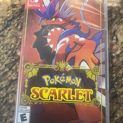 Pokémon Scarlet Nintendo Switch Game 