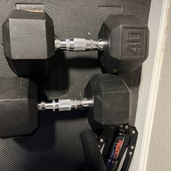 Rubberized Dumbbell Set