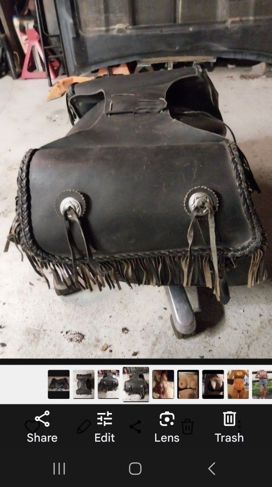 Leather Saddle Bags