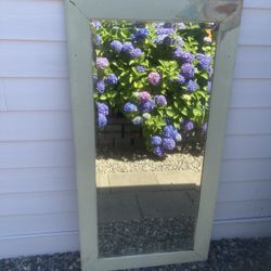 Painted Oak Framed Mirror 