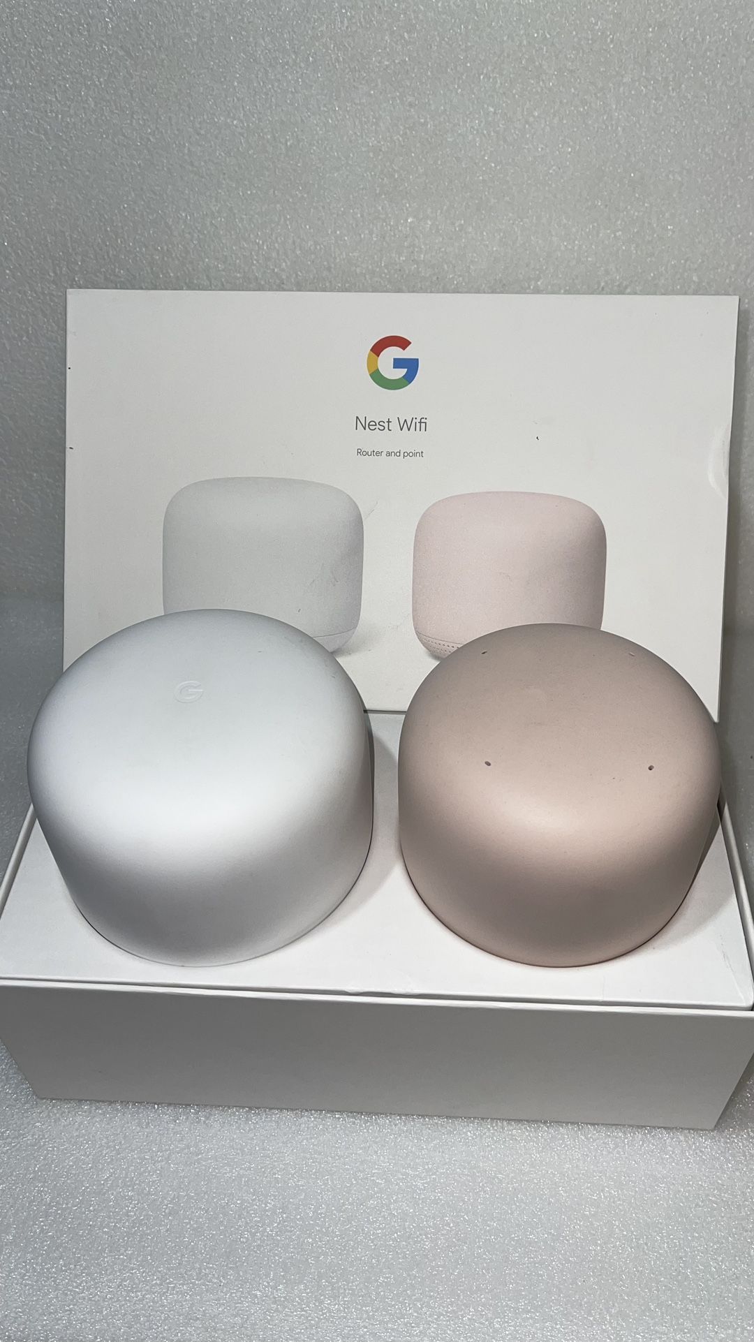 Like new Nest Wifi Router and Speaker Combo with original box