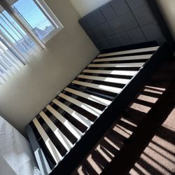 Queen Headboard And Bed Frame ( Mattress Not Included)
