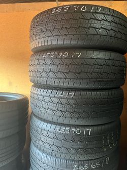 255-70-17 all four tires 🔥🔥🔥🔥🔥