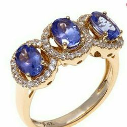 NEW Tanzanite Gold Ring