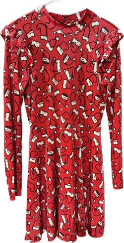 Women’s Ugly Christmas sweater Dress medium 