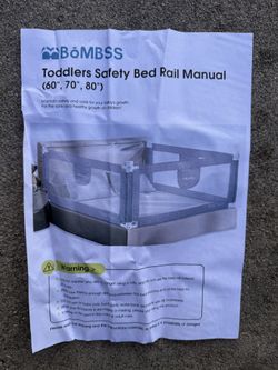 MBQMBSS Baby Bed Rails for Toddlers - 77’’ Extra Long Adjustable Baby Bed Side Rail Guard with Y-Strap for Kids Twin,Double,Full Size Queen & King Mat