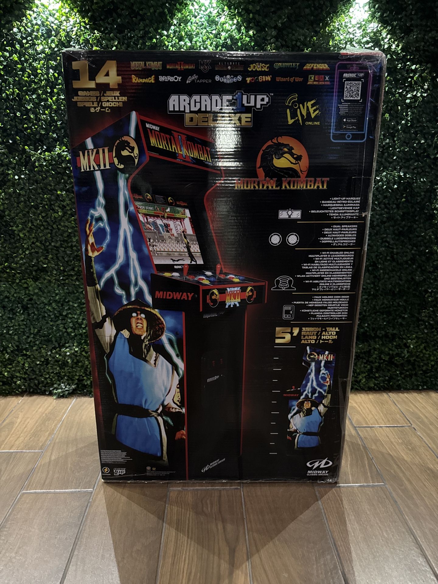 ARCADE 1 UP DELUXE 14 GAME STAND UP ARCADE