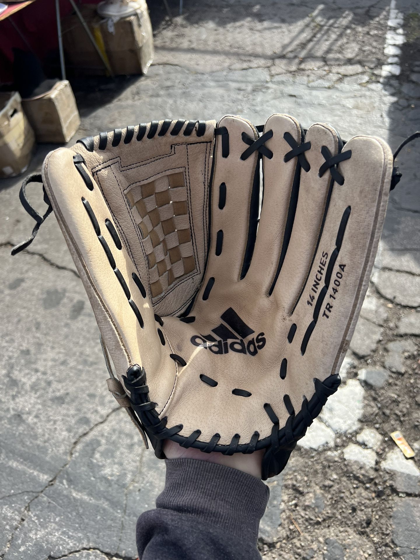 Xxl Baseball Softball Glove Outfielder Adidas 14” 