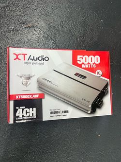 XT Audio XT5000X.4DF 4-Channel Car Amplifier