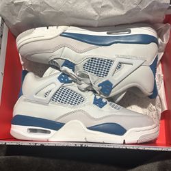 Military Blue 4s Size 7