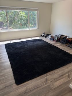 Black Carpet 8x10 (Like New)