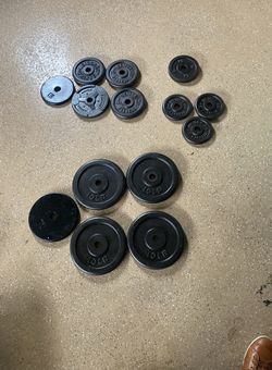 Barbell Weights 89 Pounds Lbs.  