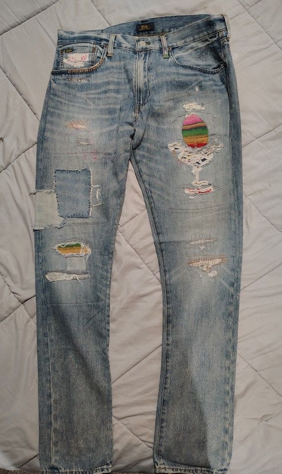 Ralph Lauren Polo Sullivan Slim Aztec Jeans Size 32x34