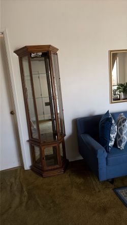 DARK WOOD CURIO