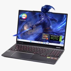 BNIB - Skytech NOIR 0008 Gaming Laptop AMD Ryzen 7 8745H Nvidia RTX 4070 1TB SSD 16GB 5600 MHZ DDR5