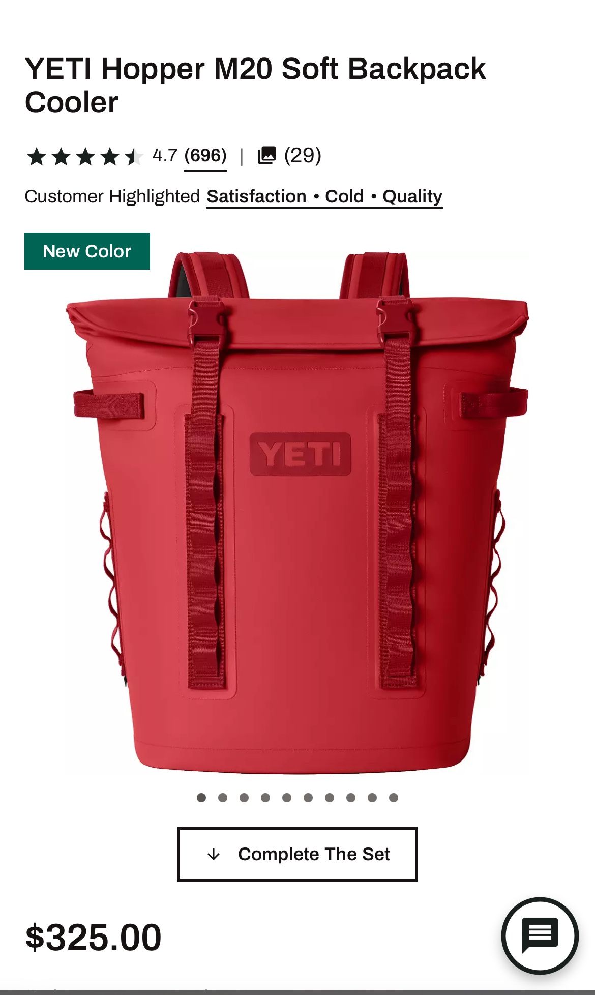 YETI Hopper M20 Soft Backpack Cooler