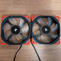 Corsair ML120 120mm Red Led PWM Fans PC Gaming Computer Like Cooler Master Lian Li Arctic Noctua