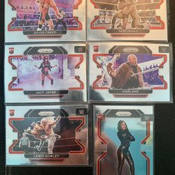 WWE 2022 Panini Prizm 6 Card Rookie LOT! 