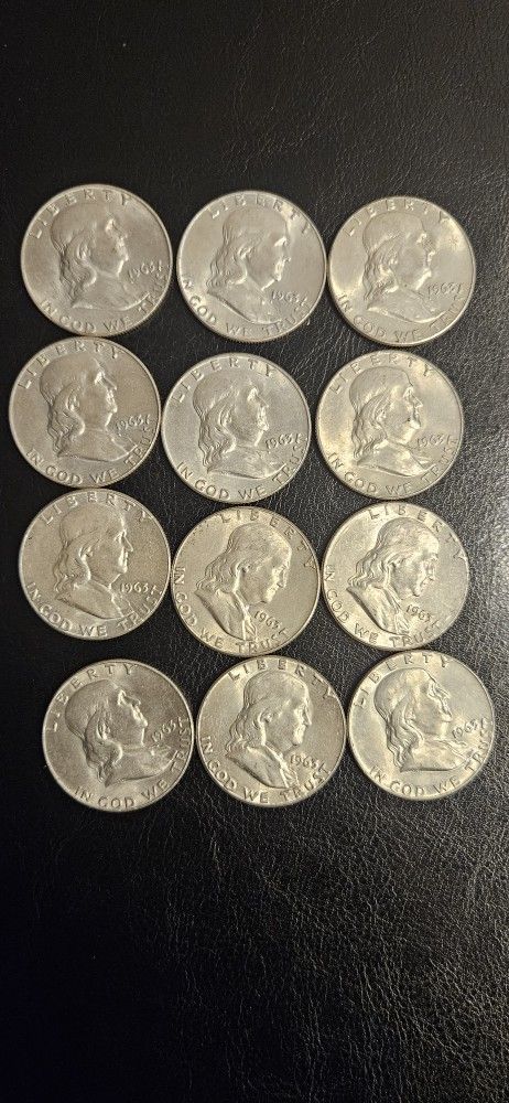 Silver Franklin Half dollars !