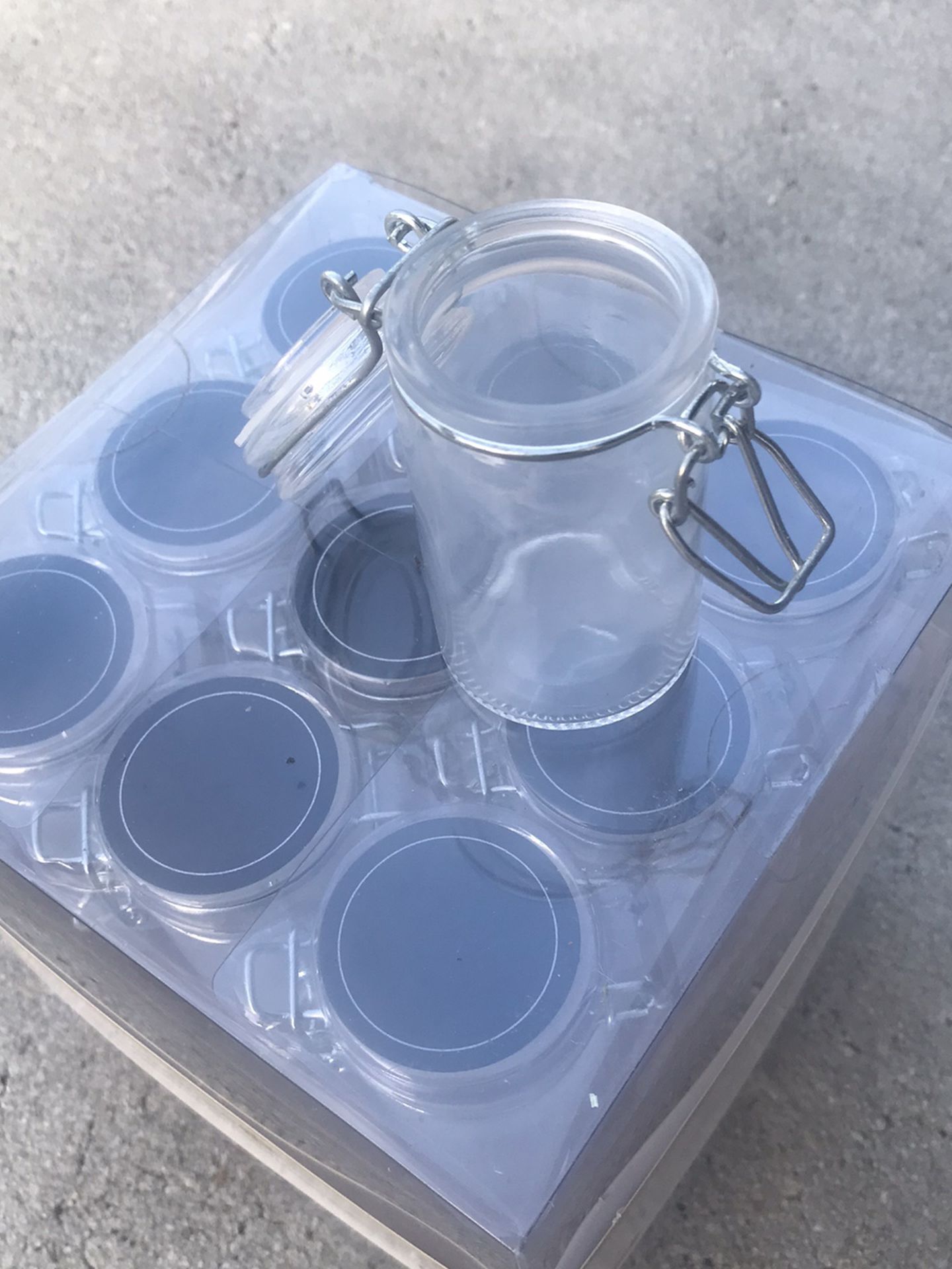 Mini Glass Sealable Jars 