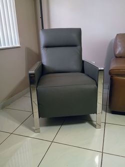 Electric leather recliner