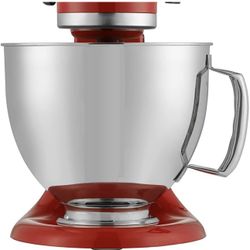 5 QT Stainless Steel Mixer Bowl with Pouring Shield, Compatible With KITCHENAID TILT-HEAD STAND MIXERS 4.5-Quart (4.3 L) And 5-Quart (4.7 L) (5QT Bowl
