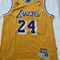 New La Lakers Kobe Bryant Adidas Hardwood Classics Jersey