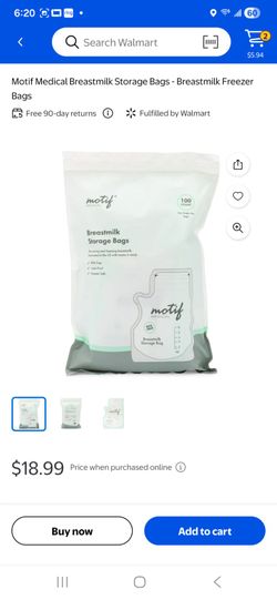 Breast milk storage bag NEW