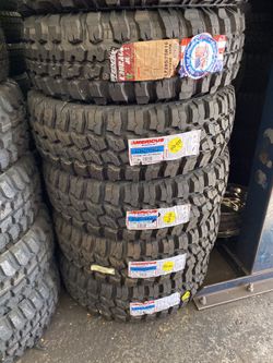 AMERICUS RUGGED M/T TIRES IN STOCK MSG SIZE FOR PRICES