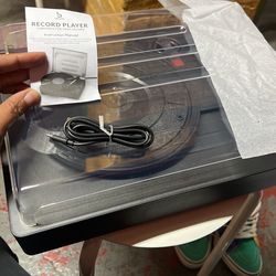 Plug In Vinyl Record Player 