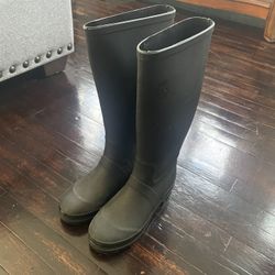 Rubber rain, boots size 5