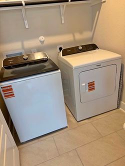 Whirlpool washer and dryer