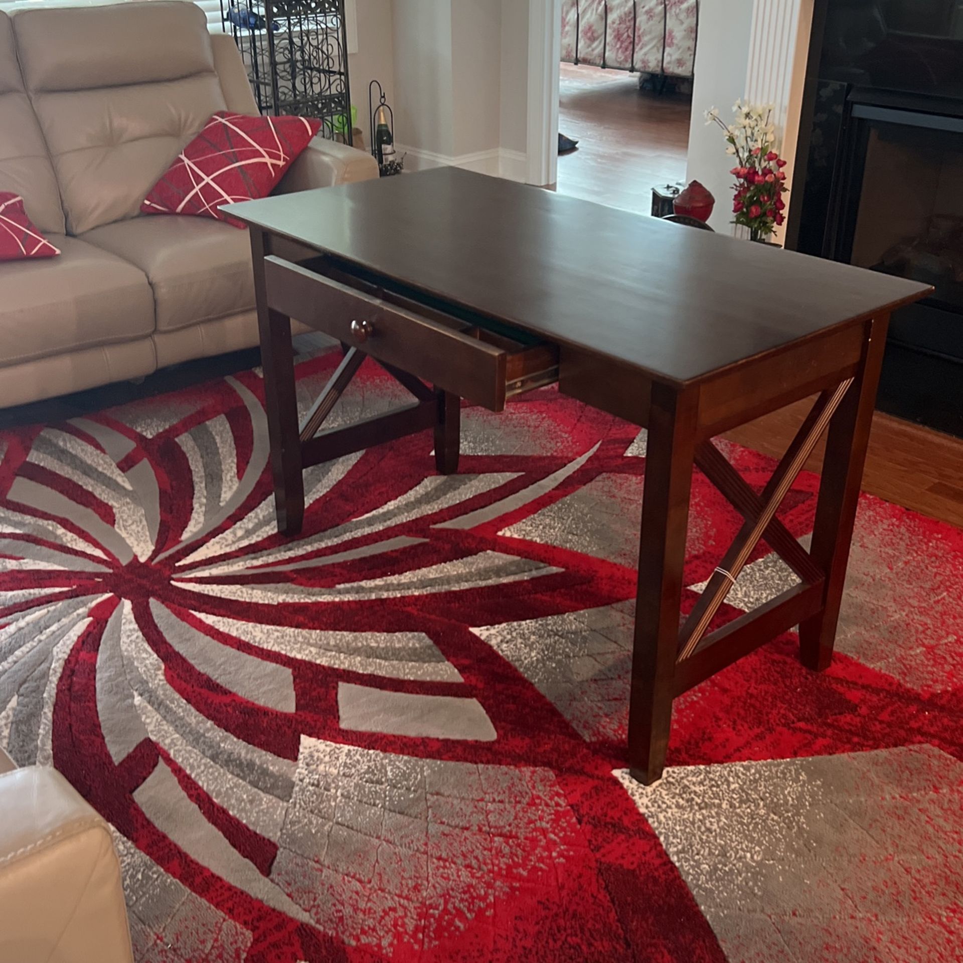 Walnut Desk From Wayfair