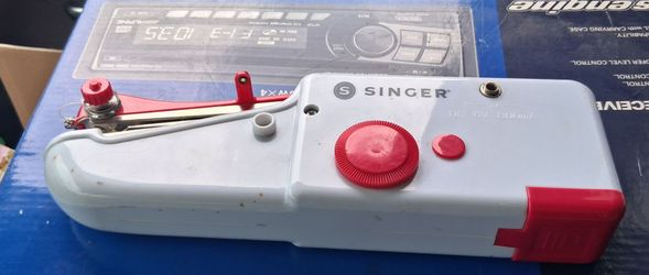 Hand sewing machine. Medium helmet. Electric fold up scooter