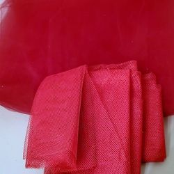 Wine Color Tulle Fabric and Netting 