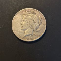 1935 S Silver Peace Dollar