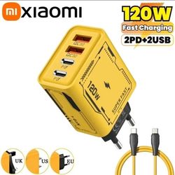 120W Charger Ultra Fast Charging Type-C Gan USB-C QC 3.0 for Iphone  android 