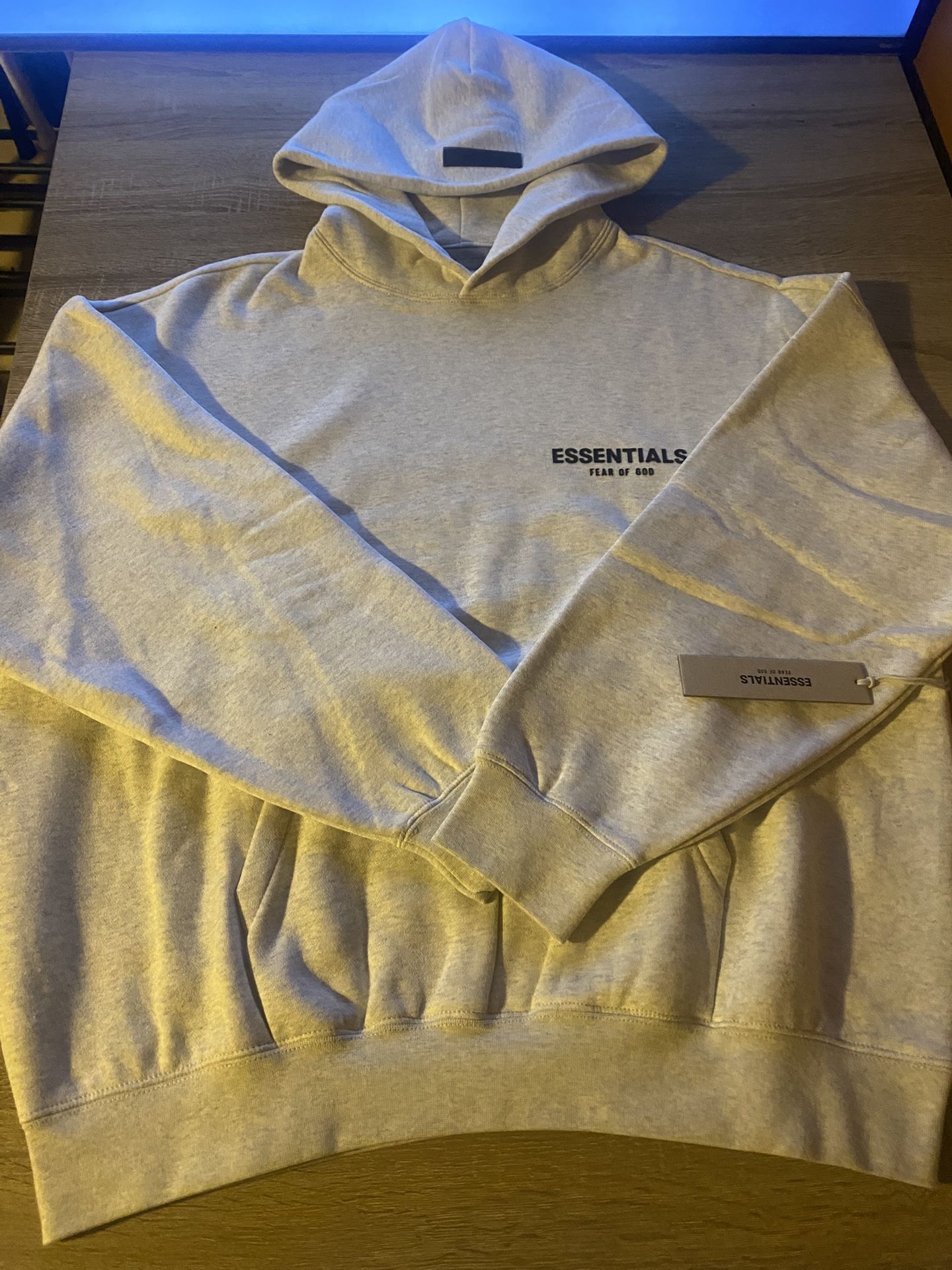Fear Of God Essentials Hoodie Light Oatmeal (SS22) 