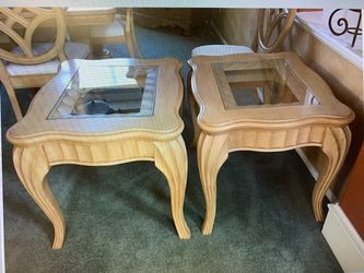 2 End Tables with coffee table