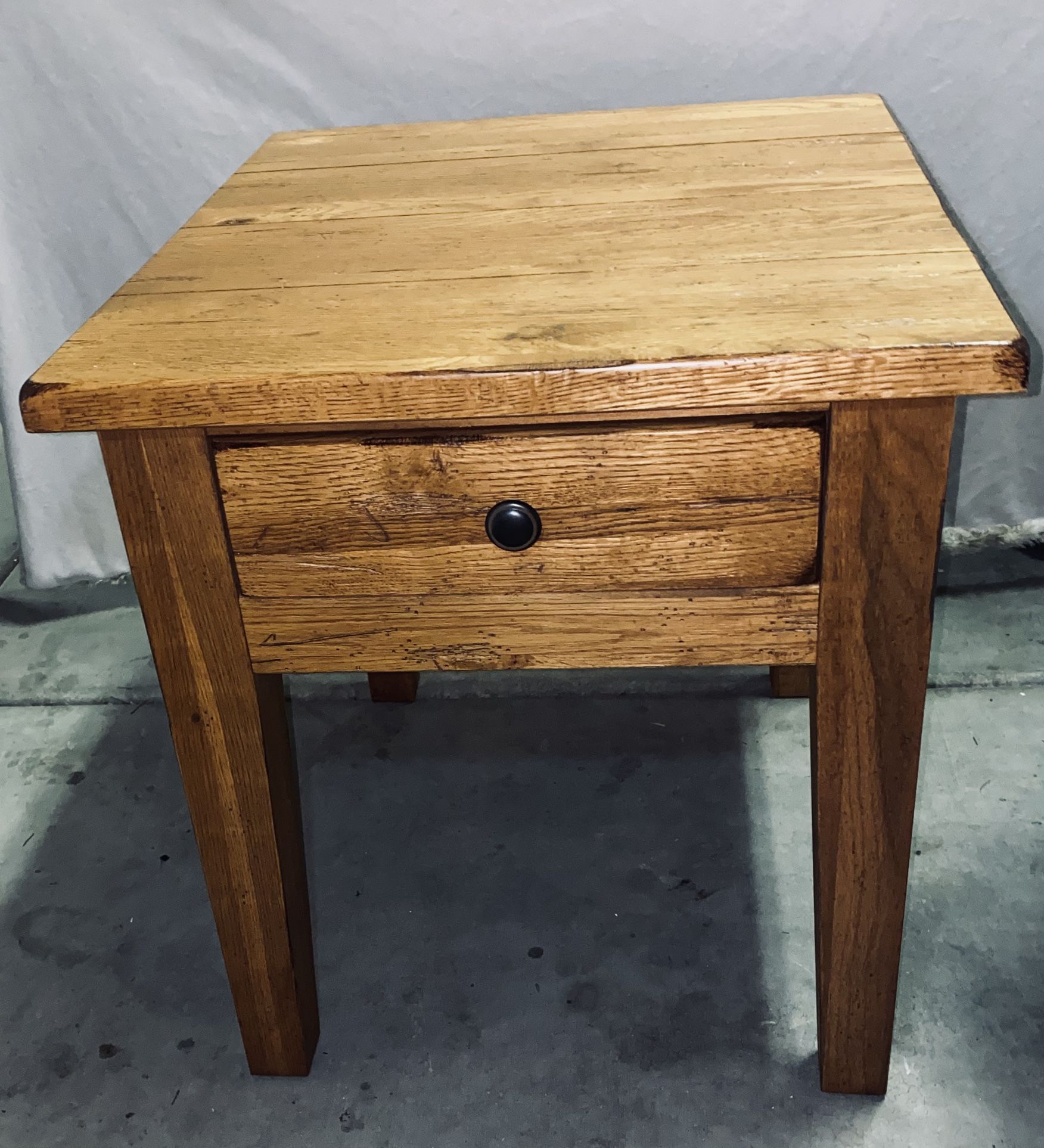 Broyhill Attic Heirlooms Oak End Table
